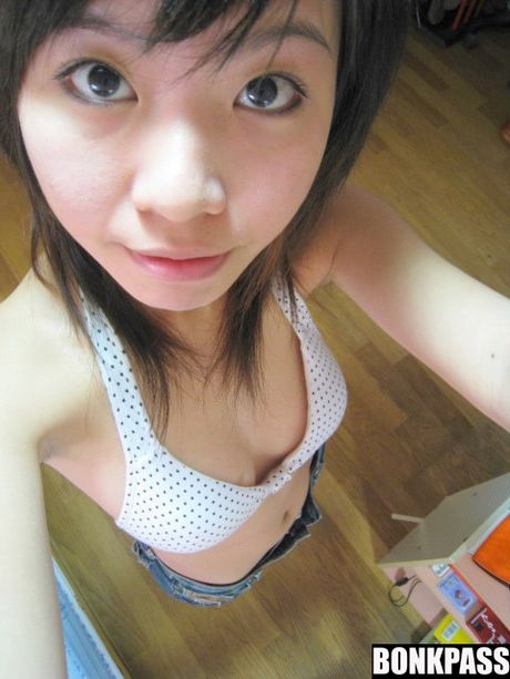 China teen girl with famous peace sign