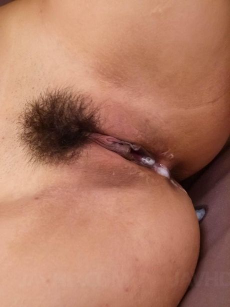 Eririka Katagiri Asian exposes ass and vagina while sucking penis