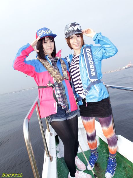 Nonoka Kaede and Sena Sakura AV Productions Fishing Competition