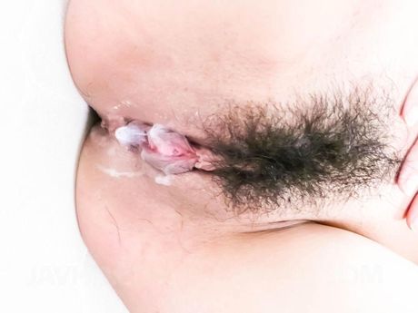 Yuuno Hoshi in fishnets is fingered while sucking other man cock