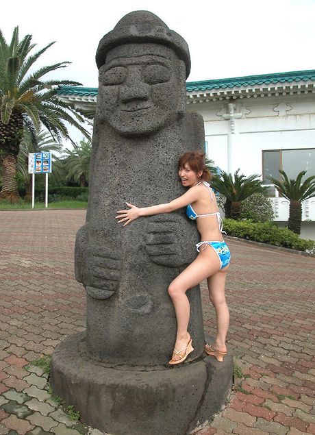 Japanese slut chases balls both in the house and on the golf course when she can